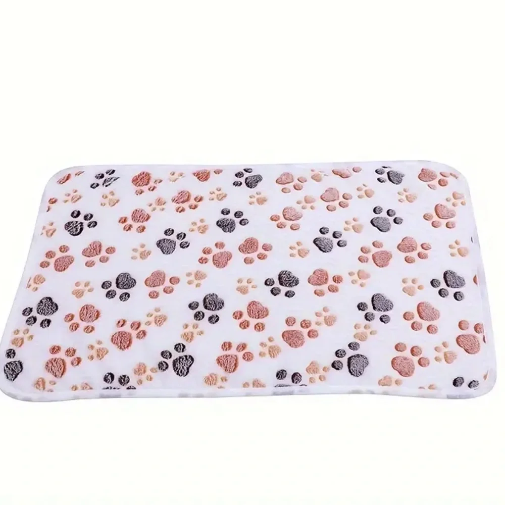 Pet blanket with paw prints, NWT